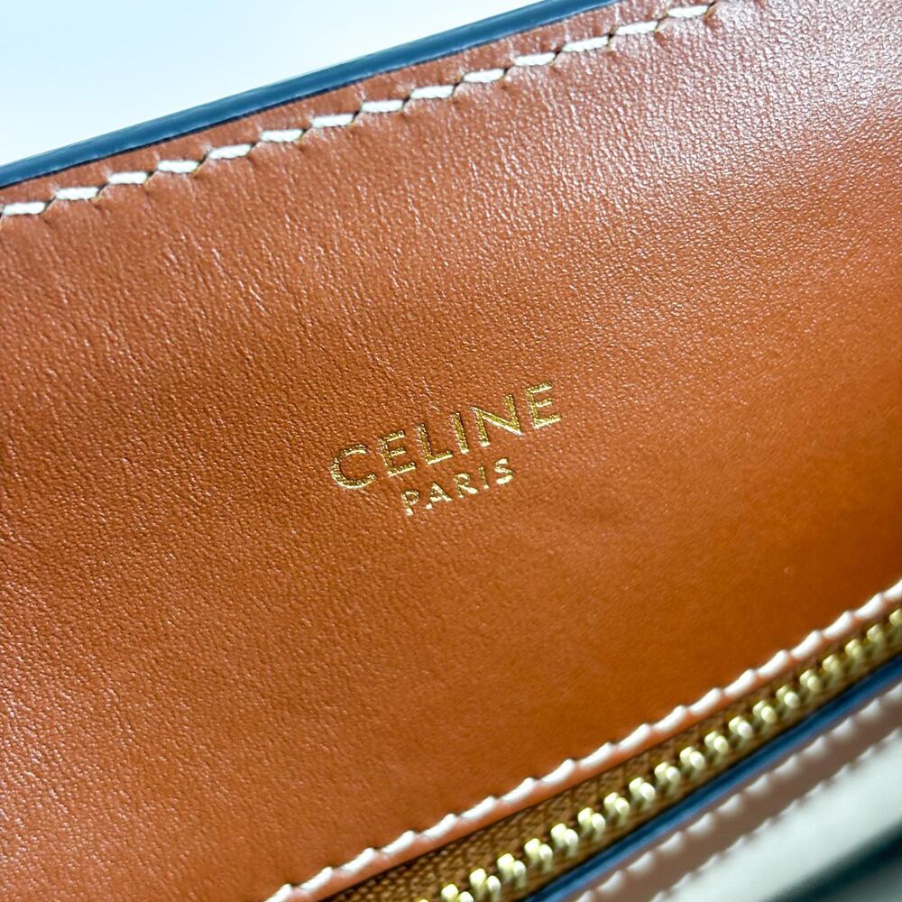 Celine Vertical Cabas Canvas with Leather Small - Picture 9 of 15